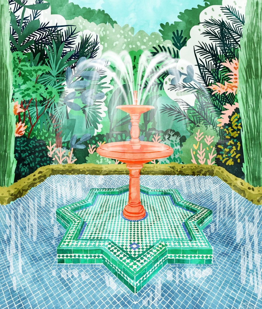 The Fountain Of Life by 83 Oranges Wall Art